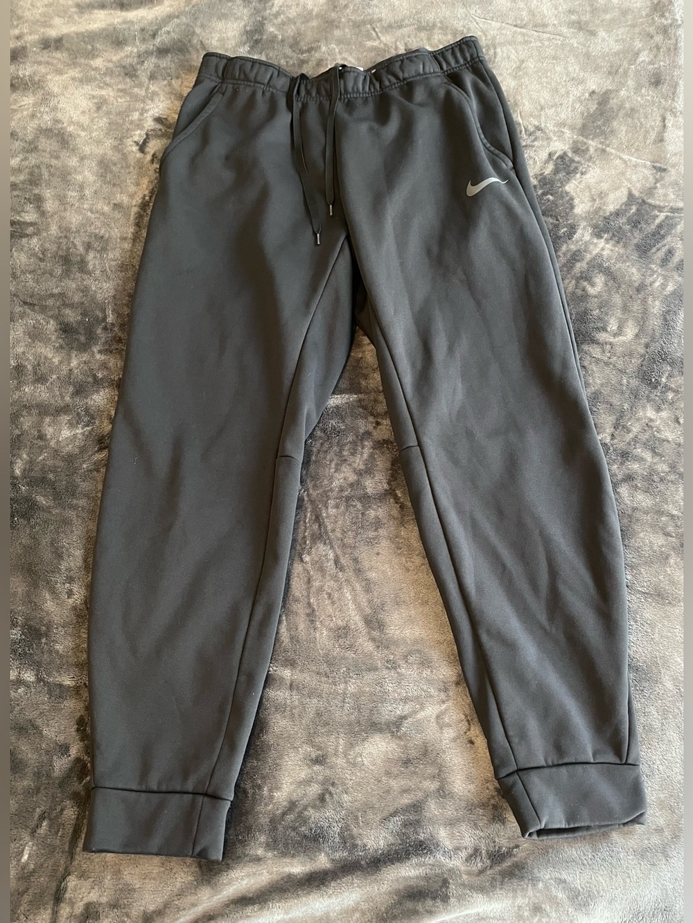 Nike Men thermafit Jogger Sweatpants Drawstring Black Large